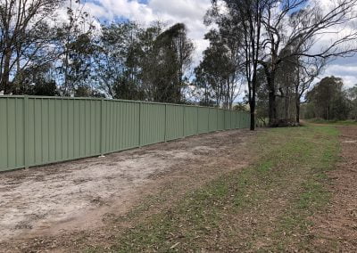Rural Colorbond Fencing - Blue Sky Yards Gympie